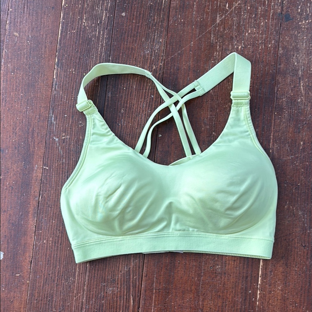 Calia Light Green Strappy Sports Bra